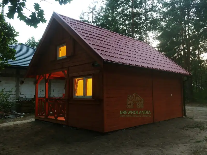 Domek drewniany Wiktor III - CRA - 5x6m 