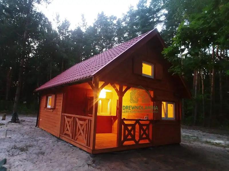 Domek drewniany Wiktor III - CRA - 5x6m 