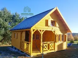 Domek drewniany Wiktor III - CRA - 5x6m  - zdjęcie 38