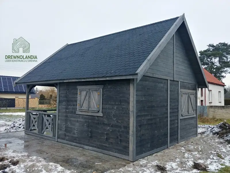 Domek drewniany Wiktor III - CRA - 5x6m 