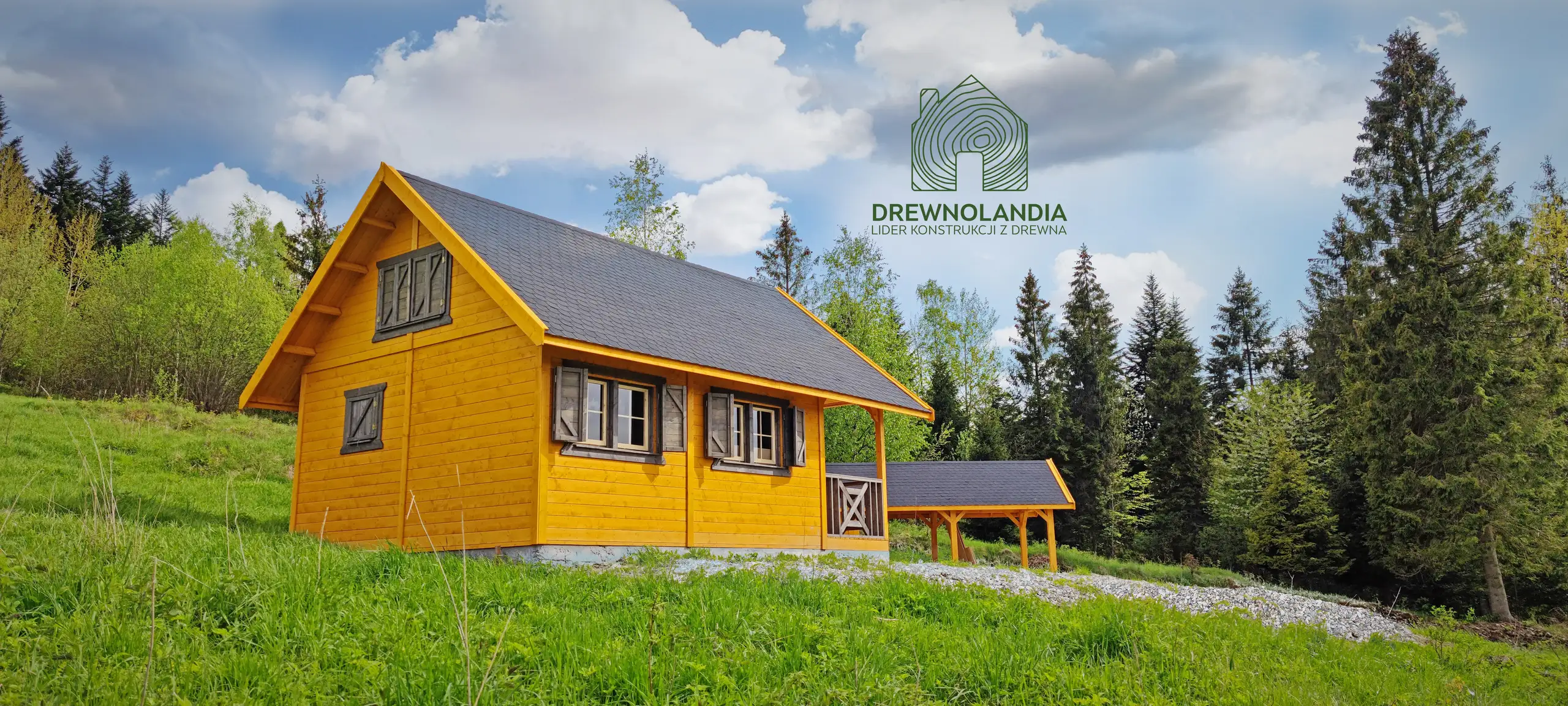 Domek drewniany Wiktor III - CRA - 5x6m 