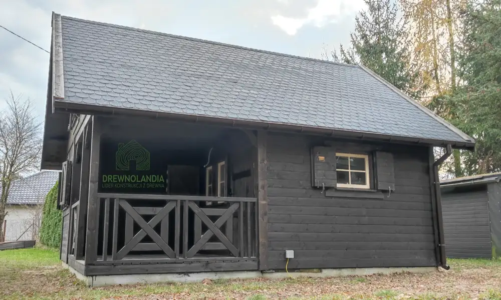 Domek drewniany Wiktor III - CRA - 5x6m 