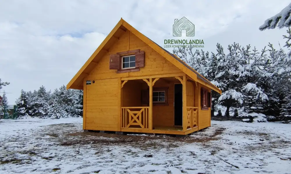 Domek drewniany Wiktor III - CRA - 5x6m 