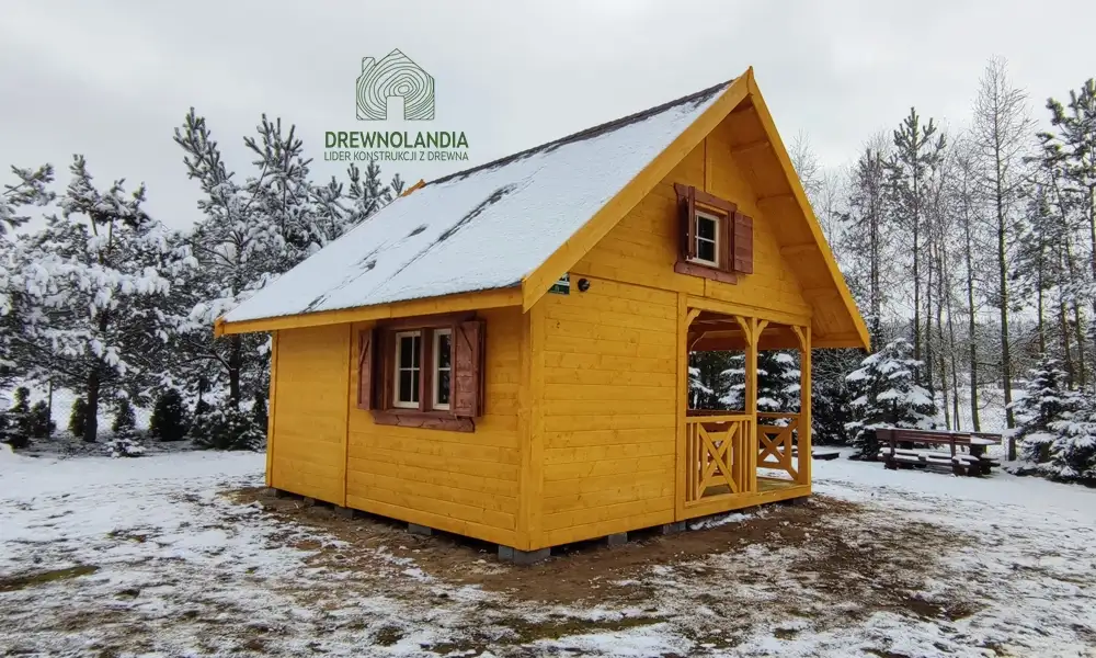 Domek drewniany Wiktor III - CRA - 5x6m 