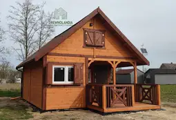 Domek drewniany Wiktor III - CRA - 5x6m  - zdjęcie 16