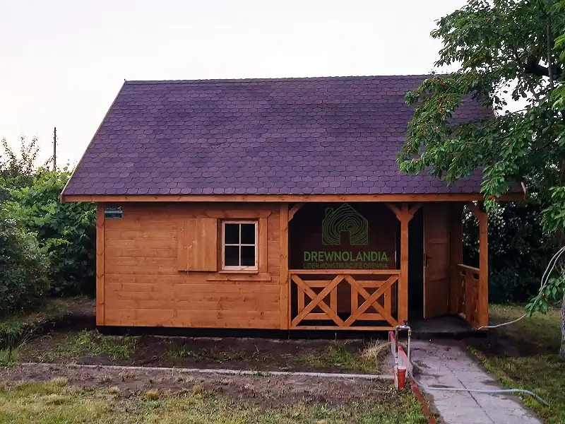 Domek drewniany Wiktor III - CRA PLUS - 5x6m 