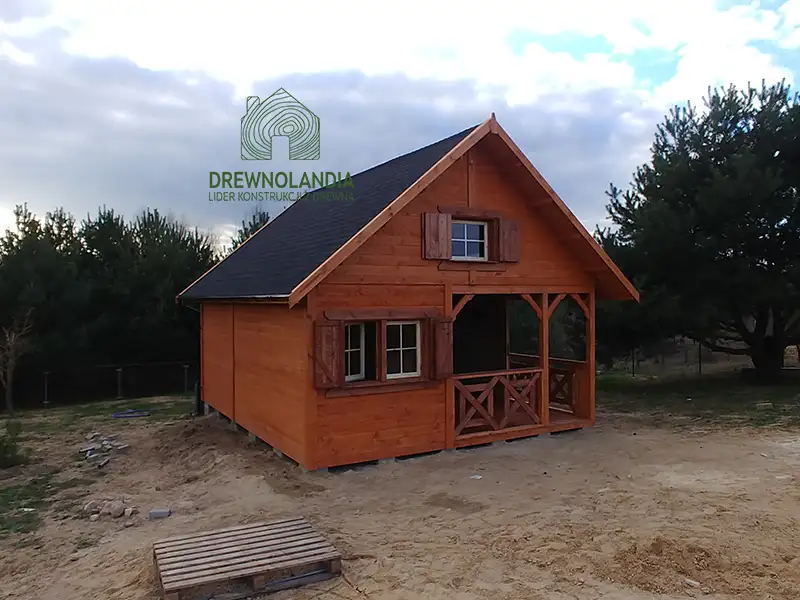 Domek drewniany Wiktor III - CRA PLUS - 5x6m 