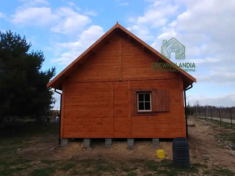 Domek drewniany Wiktor III - CRA PLUS - 5x6m 