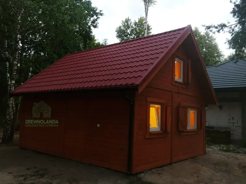 Domek drewniany Wiktor III - CRA PLUS - 5x6m 