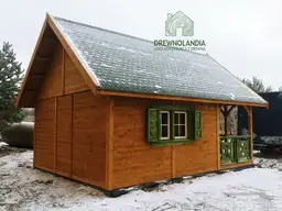 Domek drewniany Wiktor III - CRA PLUS - 5x6m  - zdjęcie 11