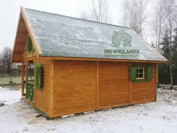 Domek drewniany Wiktor III - CRA PLUS - 5x6m  - zdjęcie 12