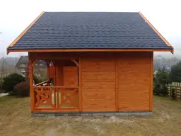 Domek drewniany Wiktor III - CRA PLUS - 5x6m  - zdjęcie 57