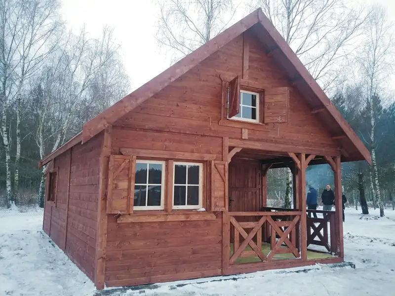 Domek drewniany Wiktor III - CRA PLUS - 5x6m 