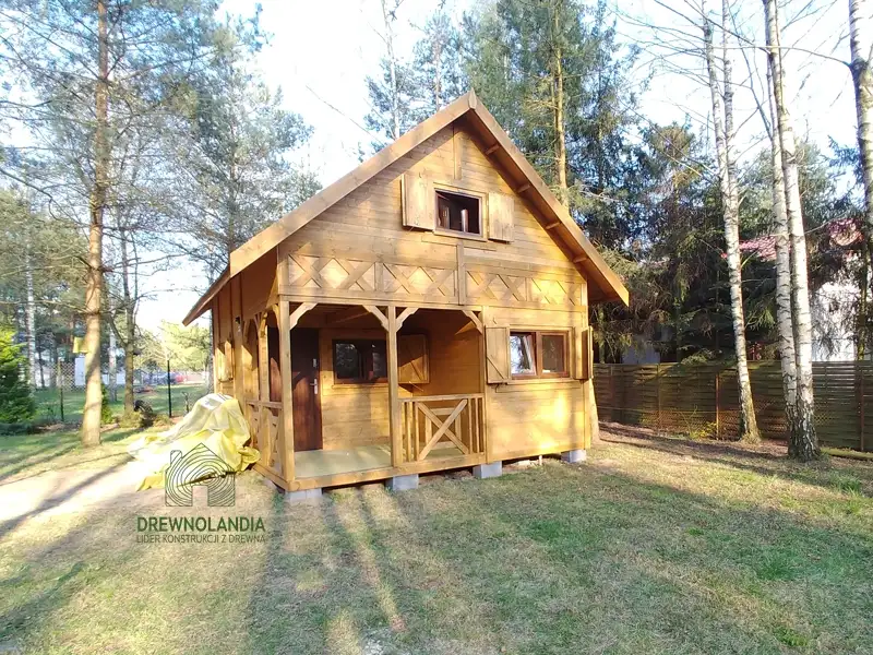 Domek drewniany Wiktor III - CRA PLUS - 5x6m 
