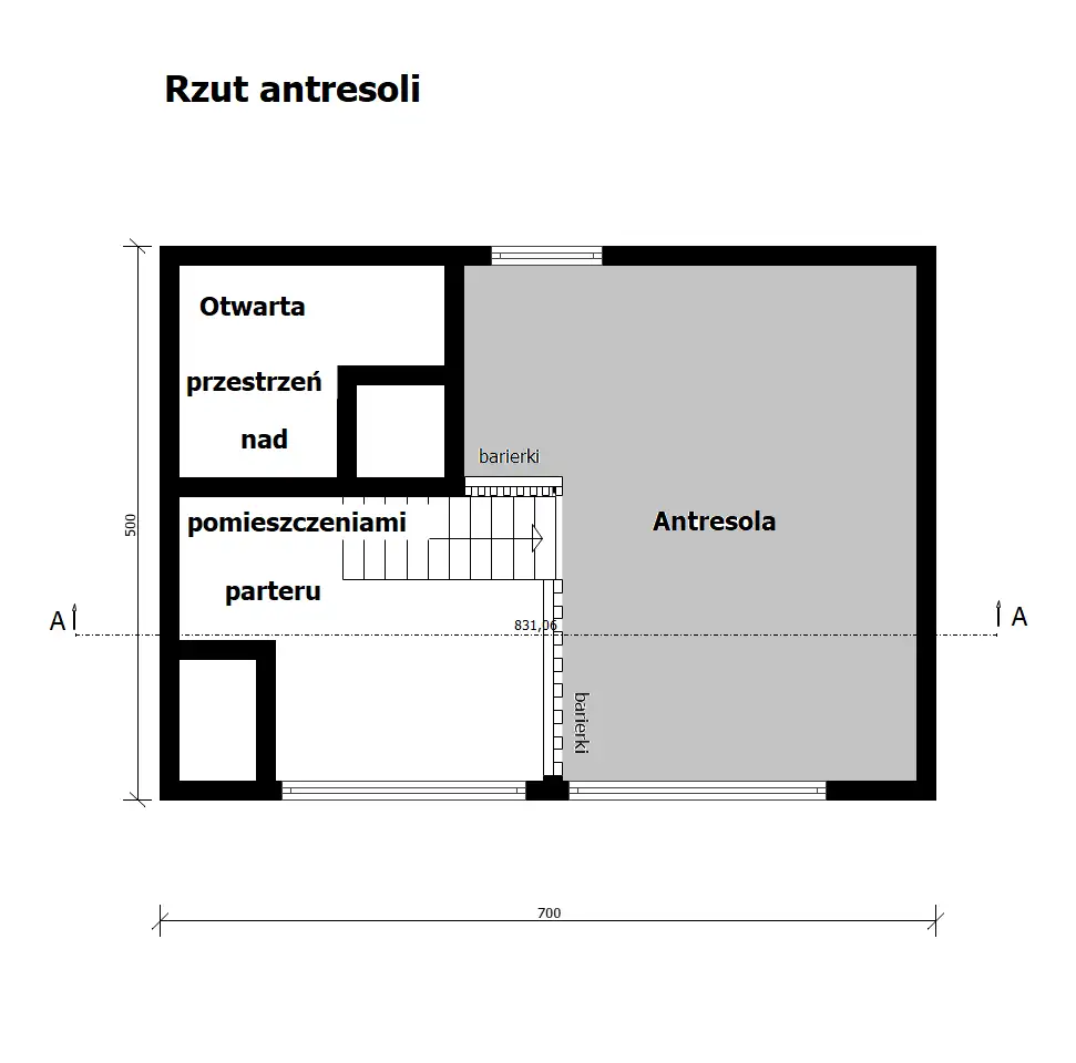 Domek Adam III SSO 7m x 5m