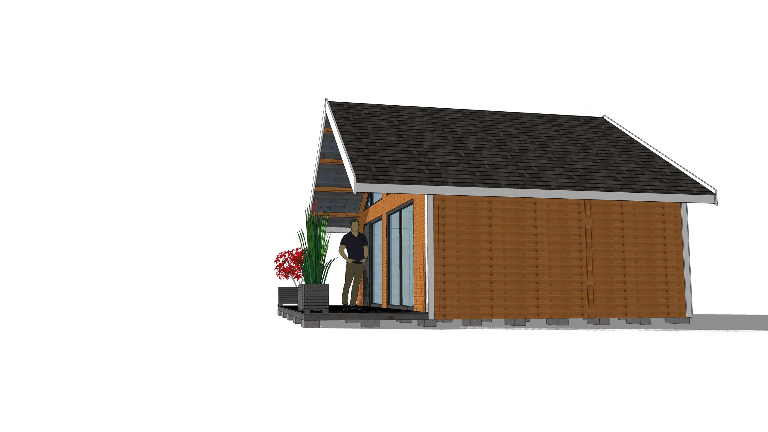 Domek Adam III SSO 7m x 5m