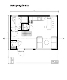 Domek Adam III 7 × 5 m – standard WT2021 - zdjęcie 18