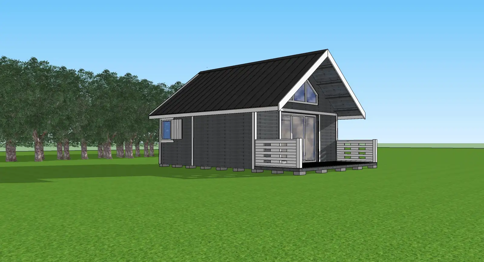 Domek Adam IV SSO 5,9m x 5,9m 