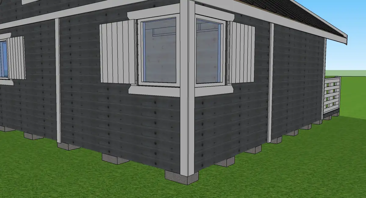 Domek Adam IV SSO 5,9m x 5,9m 