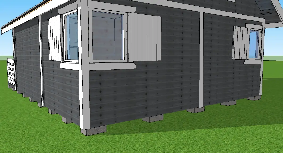 Domek Adam IV SSO 5,9m x 5,9m 