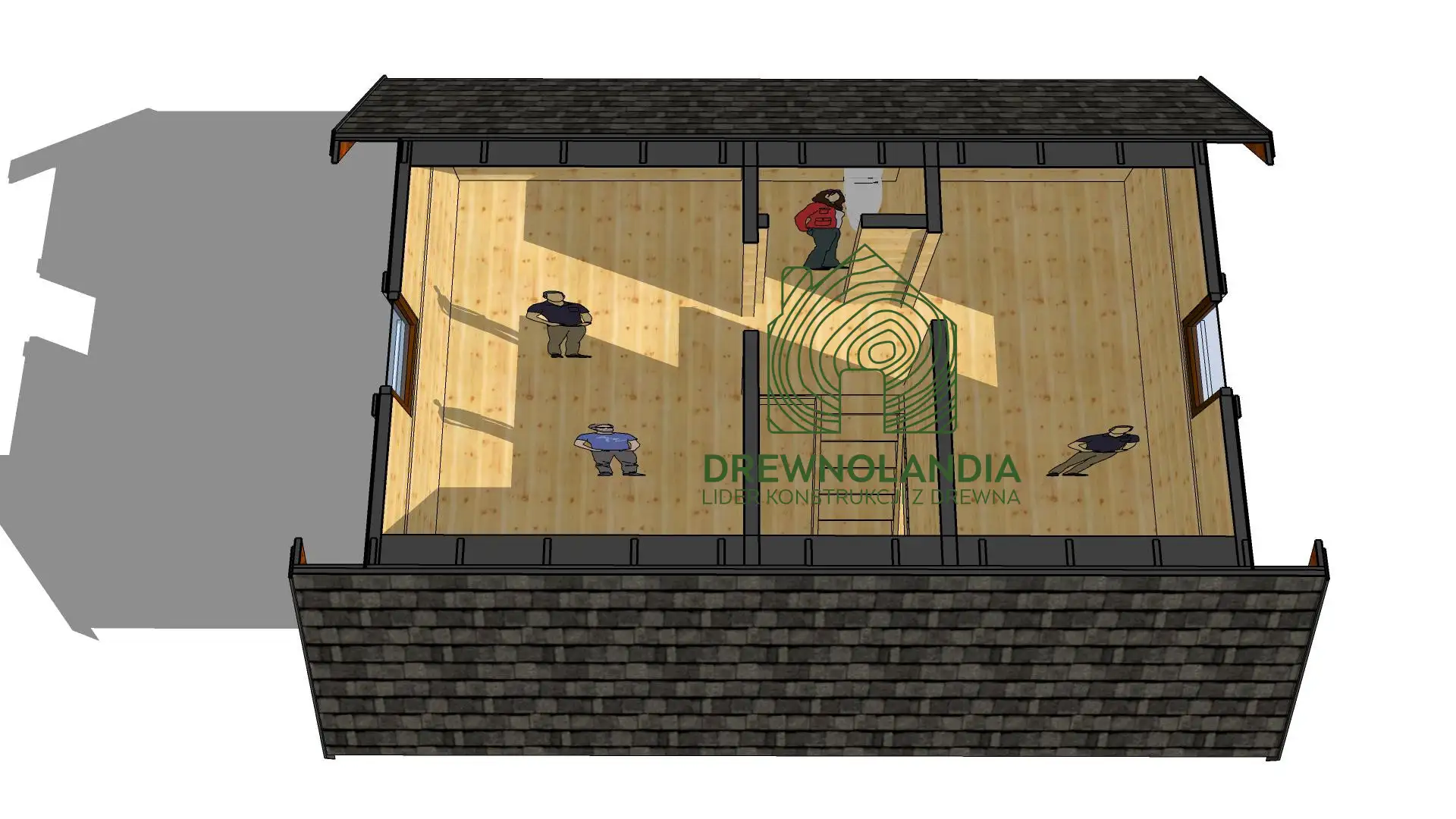 Domek Albert I SSO 7mx5m