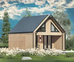 Domek Amadeusz IV v2 - 7,7x4,5m (SSO) - zdjęcie 1