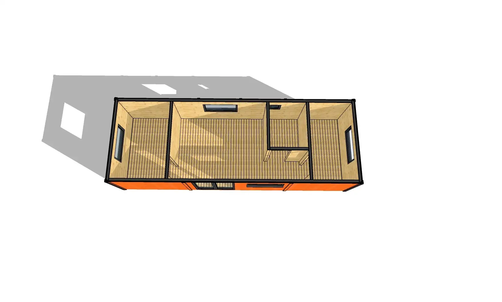 Domek Ariel WT2021 - 10m x 3,5m