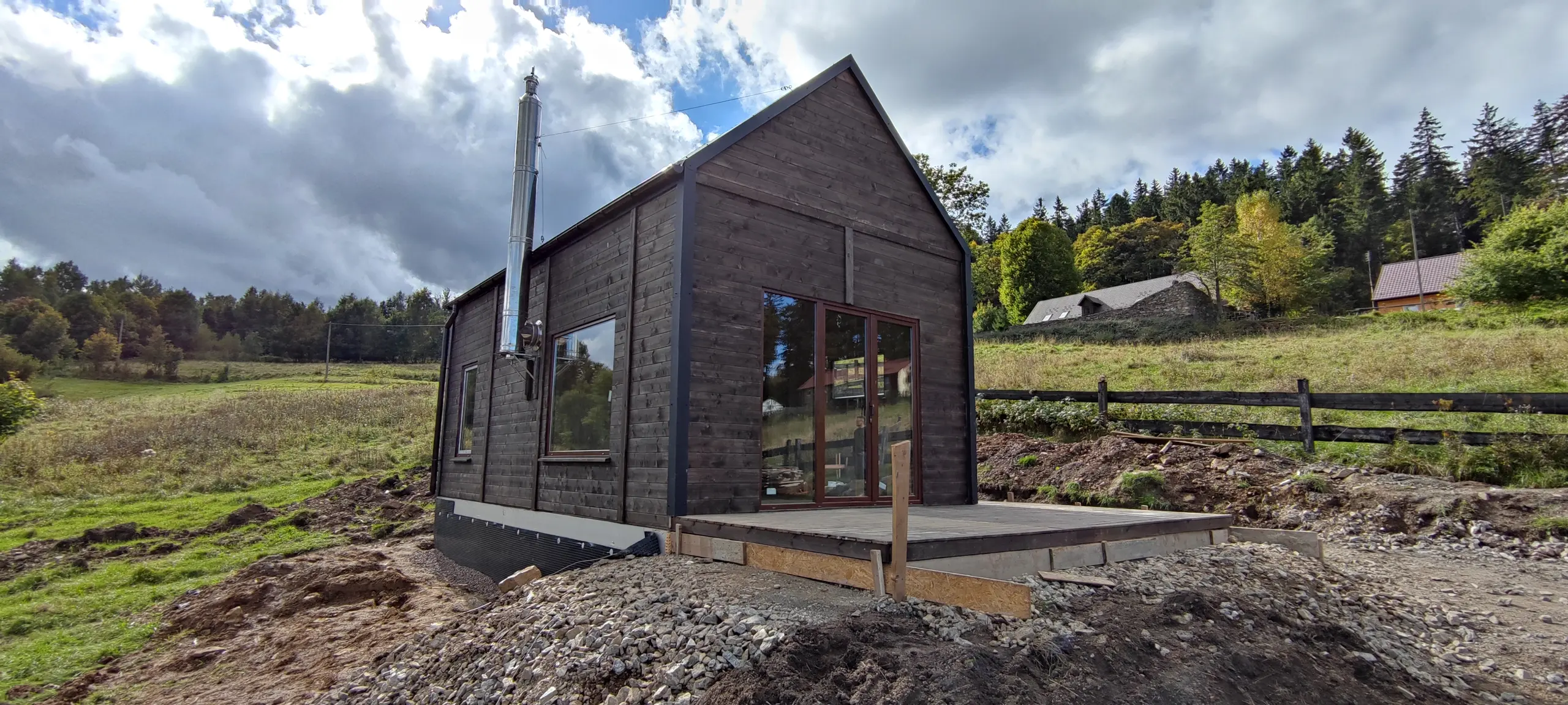 Domek CRK11 – drewniany projekt całoroczny z przestrzenią 44 m²