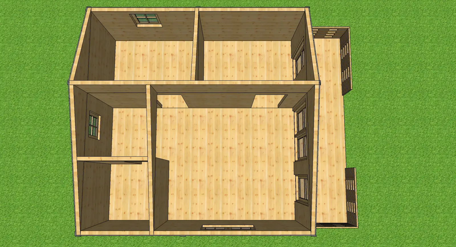 Domek Norbert IV 5,9m x 5,9m (SSZ)