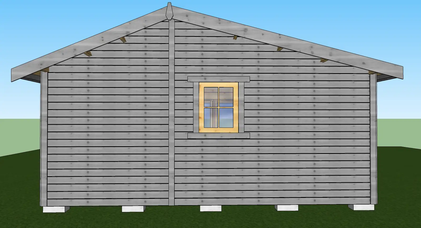 Domek Norbert IV 5,9m x 5,9m (SSZ)