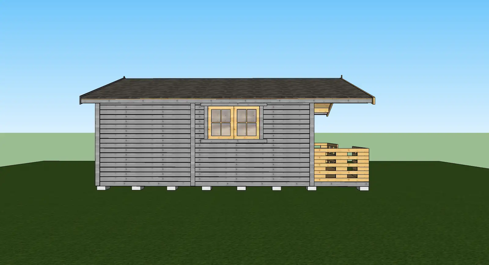 Domek Norbert IV 5,9m x 5,9m (SSZ)