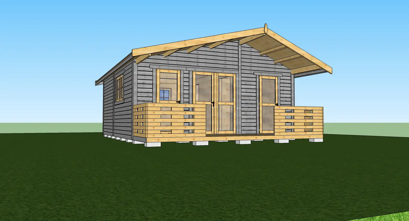 Domek Norbert IV 5,9m x 5,9m (WT2021)