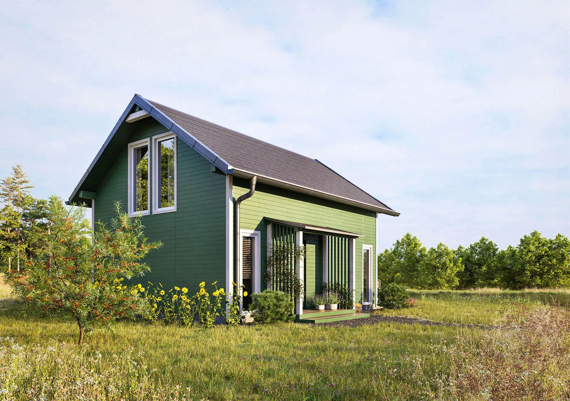 Domek Cyprian - 50 m2 zabudowy (CRA)