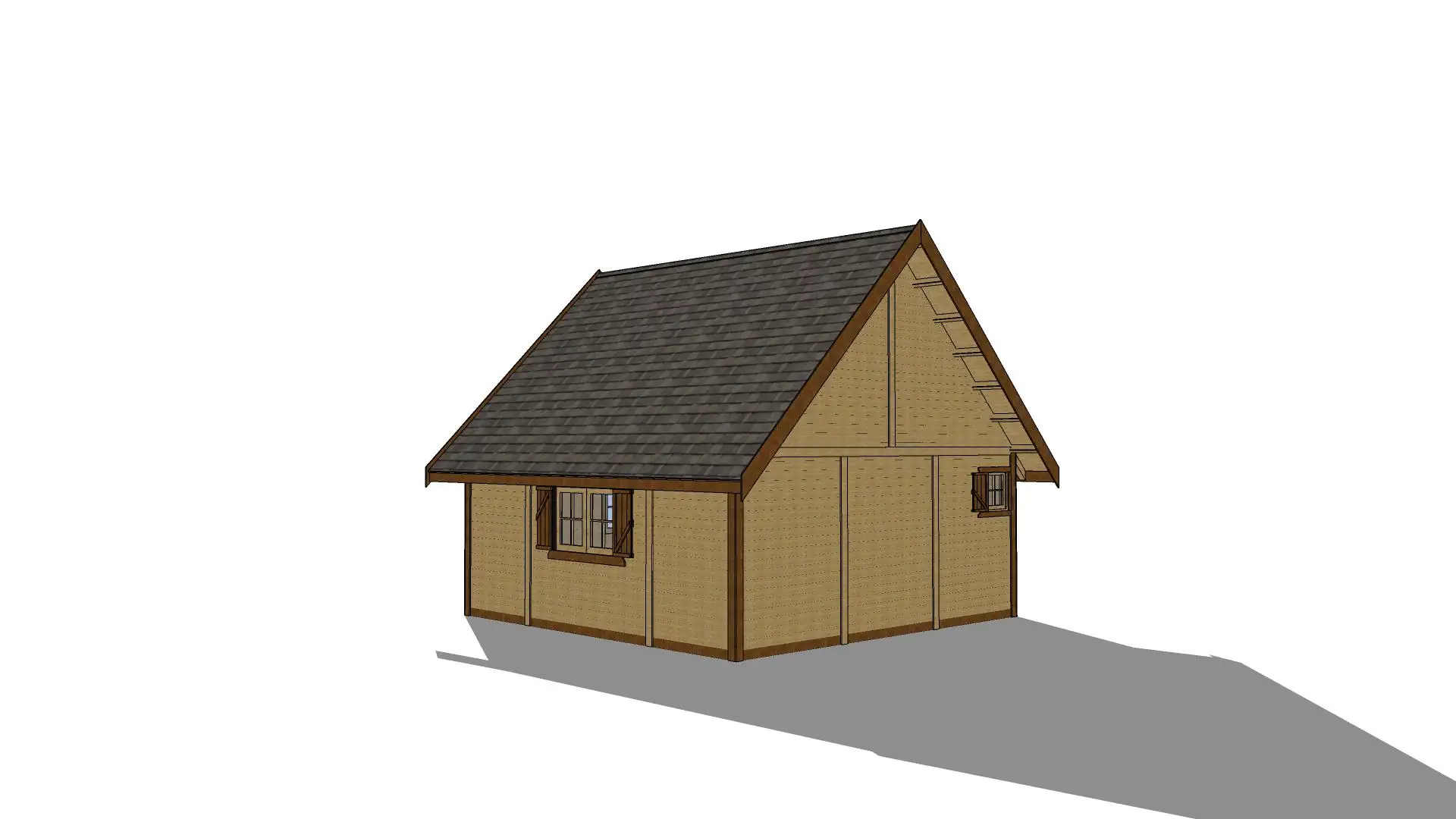 Domek Wiktor V - 5,9x5,9m (SSO)