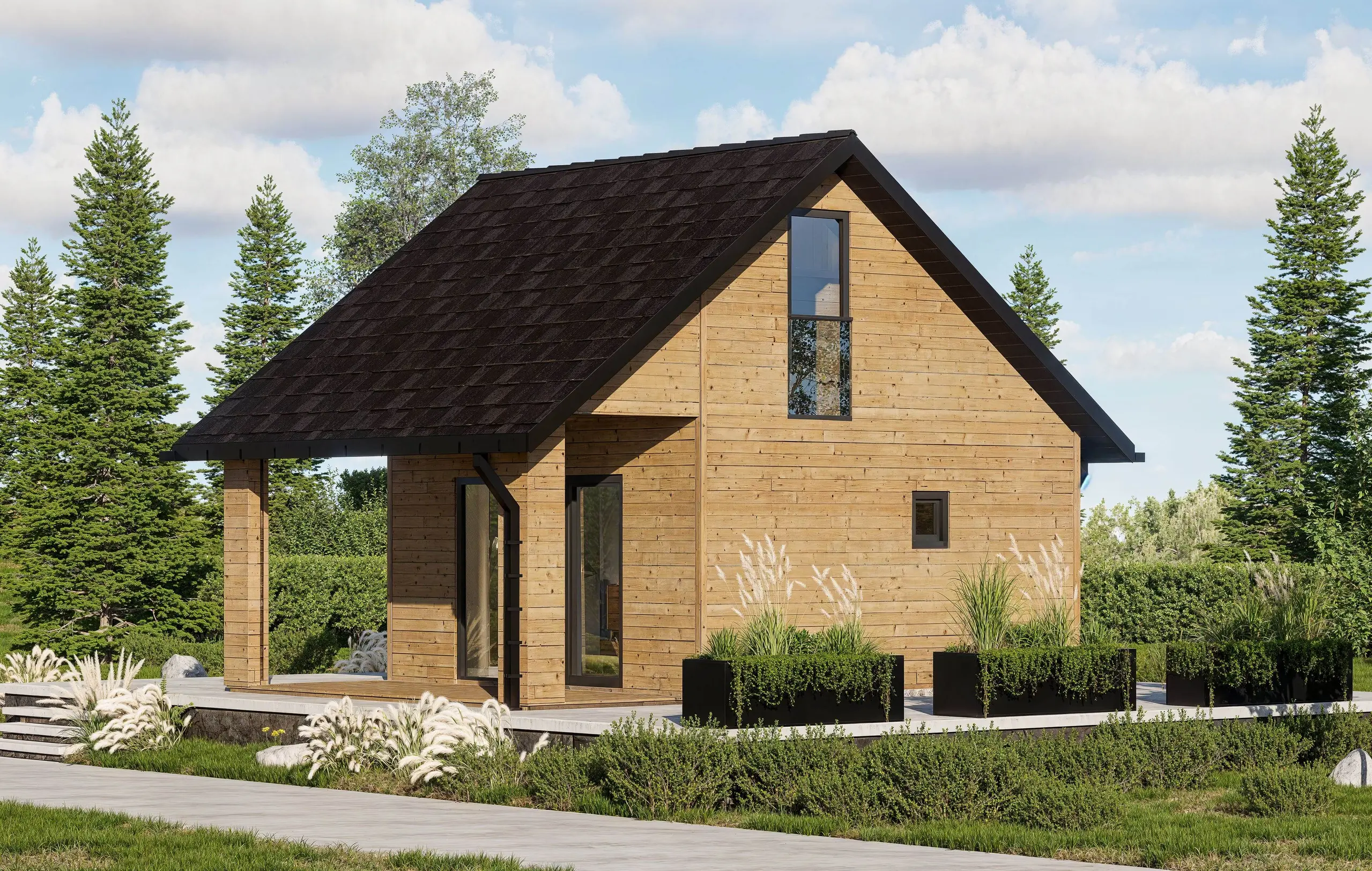 Domek Michał CRA - 35 m² (SSO)