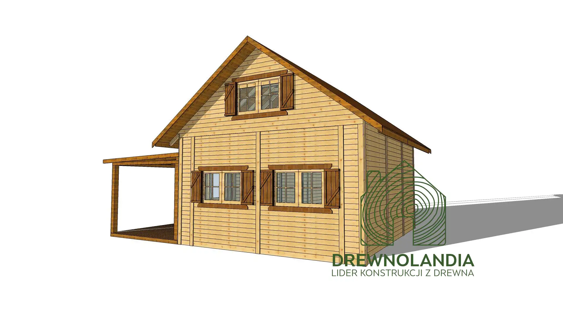 Domek Julianek SSZ 6x5,5m z tarasem (SSO)