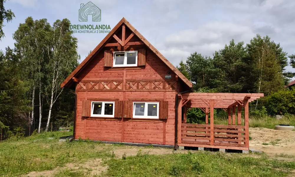 Domek Julianek SSZ 6x5,5m z tarasem (SSO)