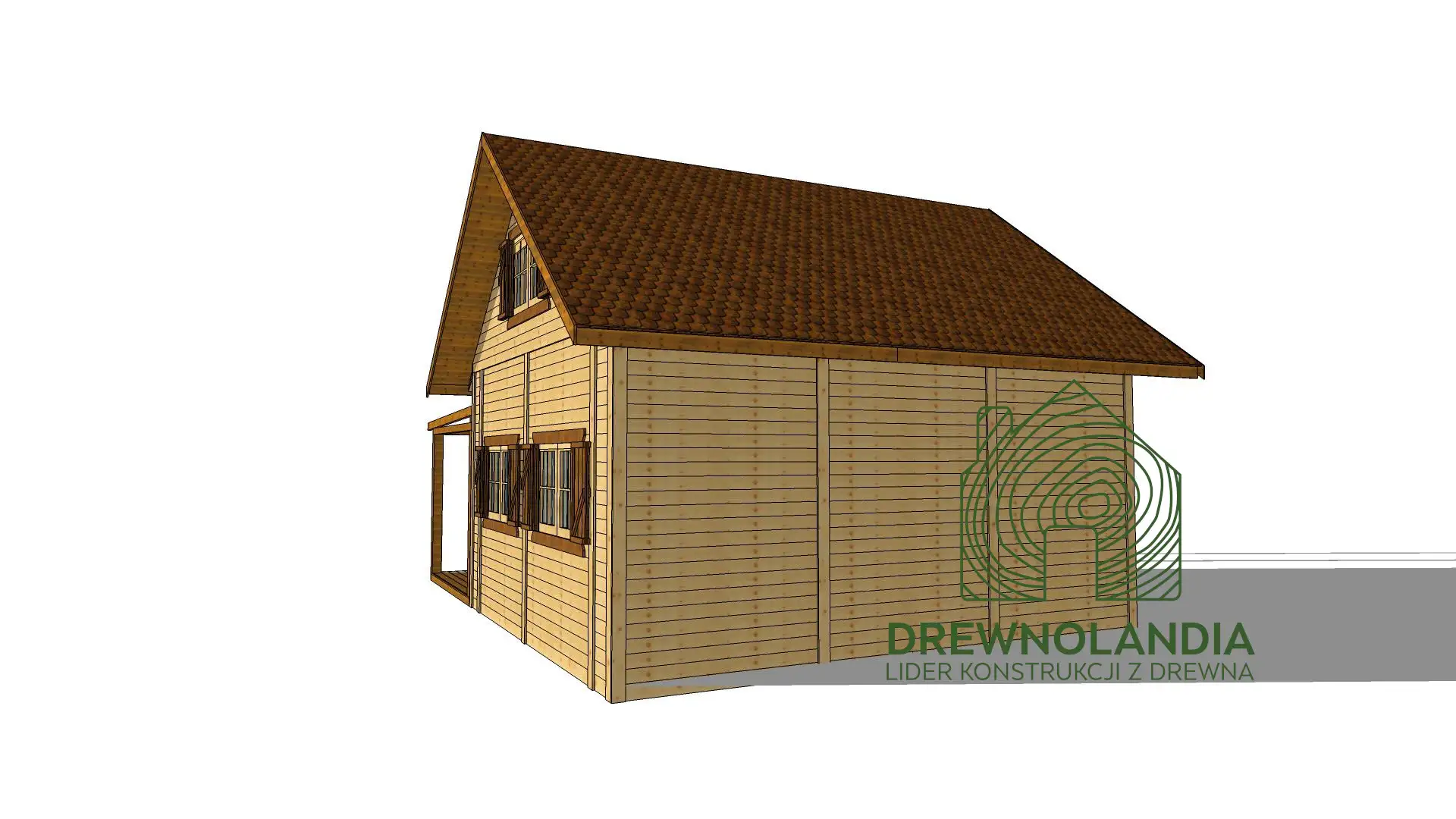 Domek Julianek SSZ 6x5,5m z tarasem (CRA)