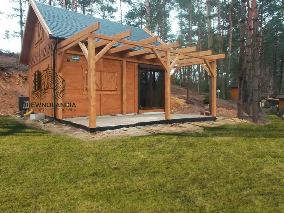 Domek Julianek SSZ 6x5,5m z tarasem (WT2021)