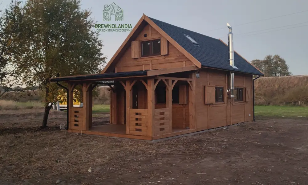 Domek Janusz SSZ 7m x 5m + taras 4,5m x 2m (SSO)