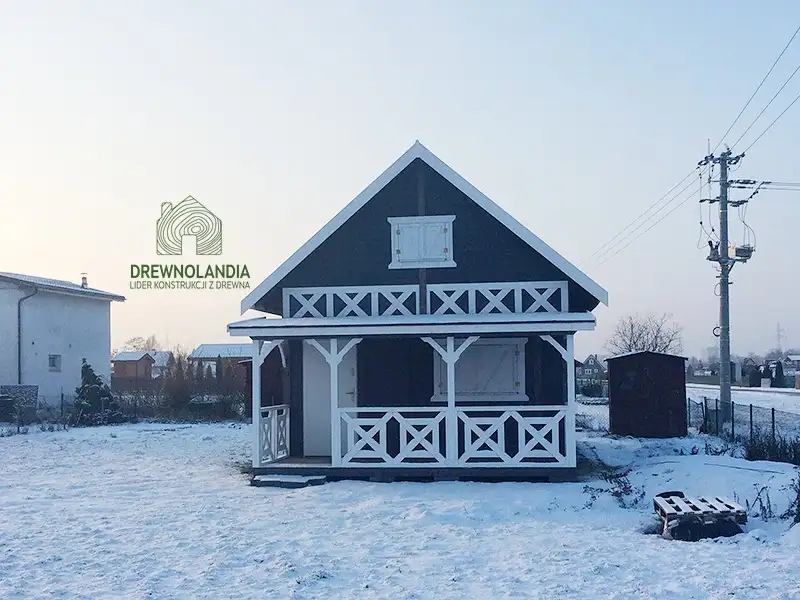 Domek Janusz SSZ 7m x 5m + taras 4,5m x 2m (CRA)