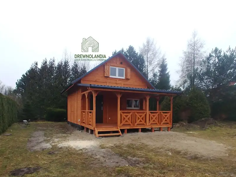 Domek Janusz SSZ 7m x 5m + taras 4,5m x 2m (CRA)