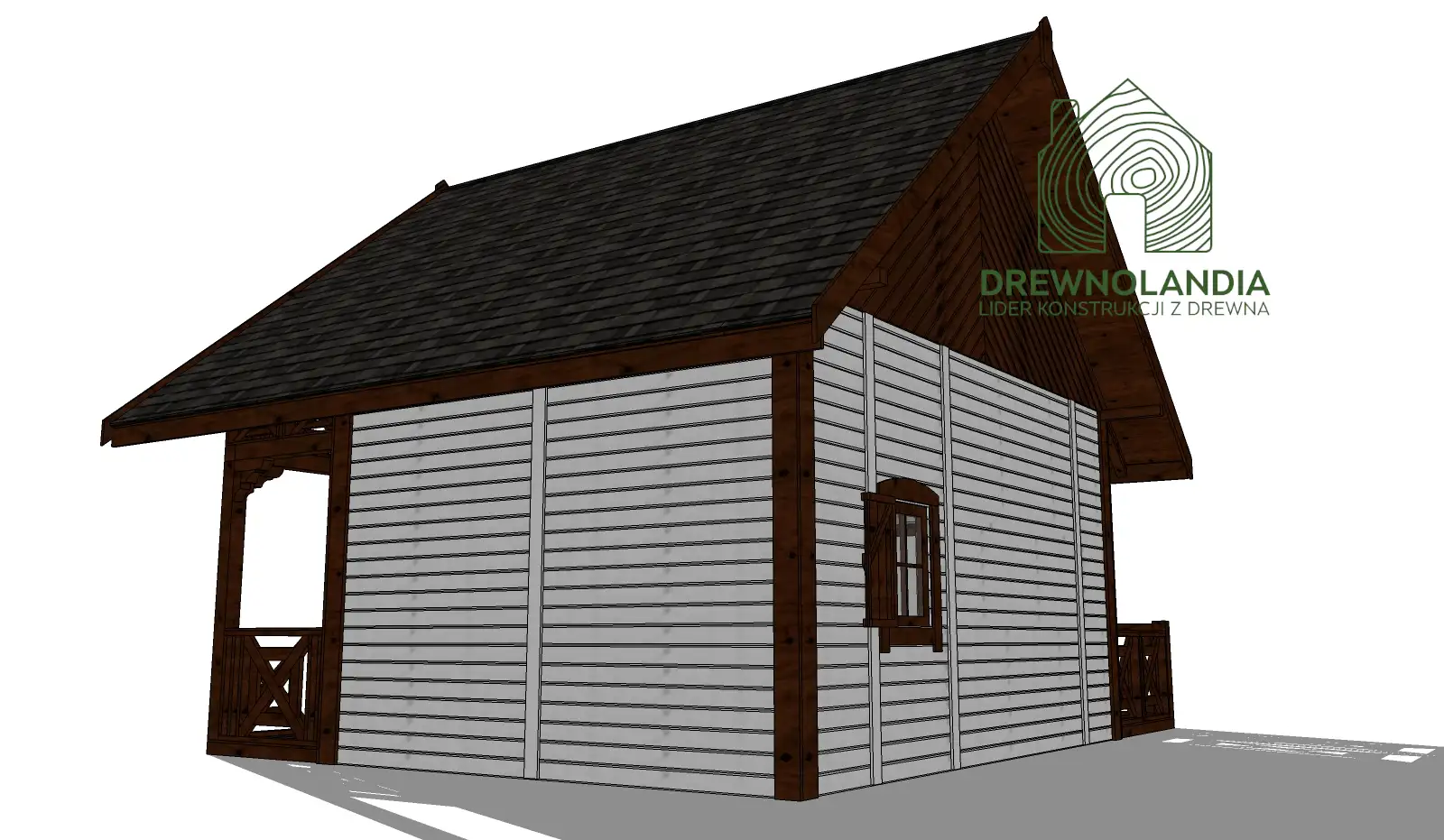 Domek Czarek SSZ 6m x 5,8m (SSO)