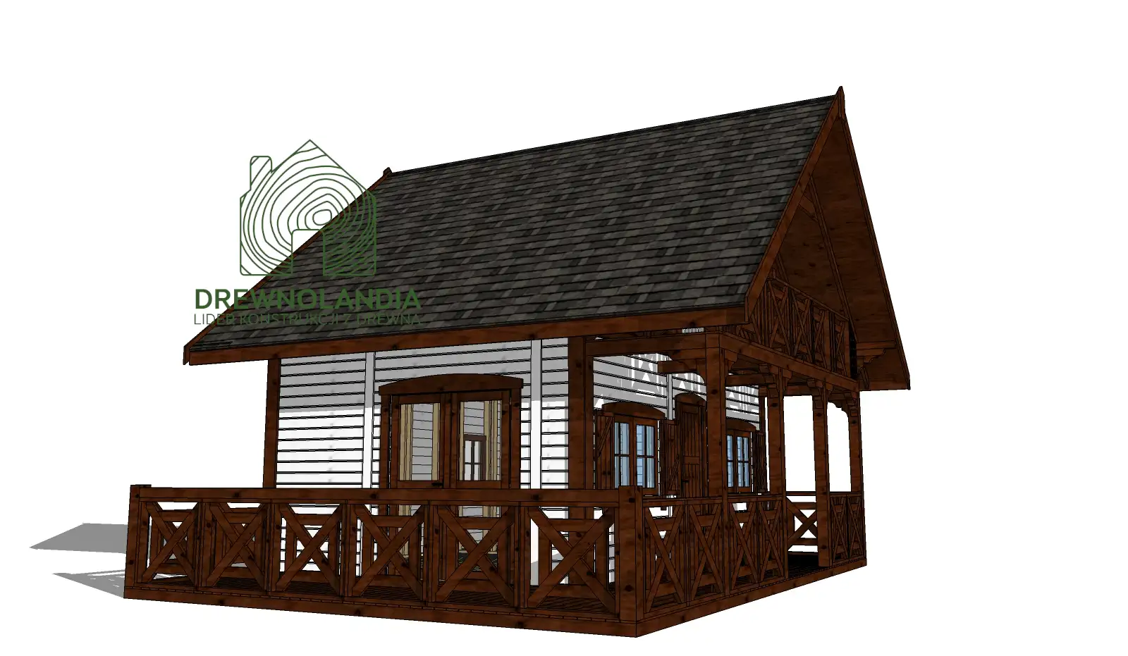 Domek Czarek SSZ 6m x 5,8m (SSO)