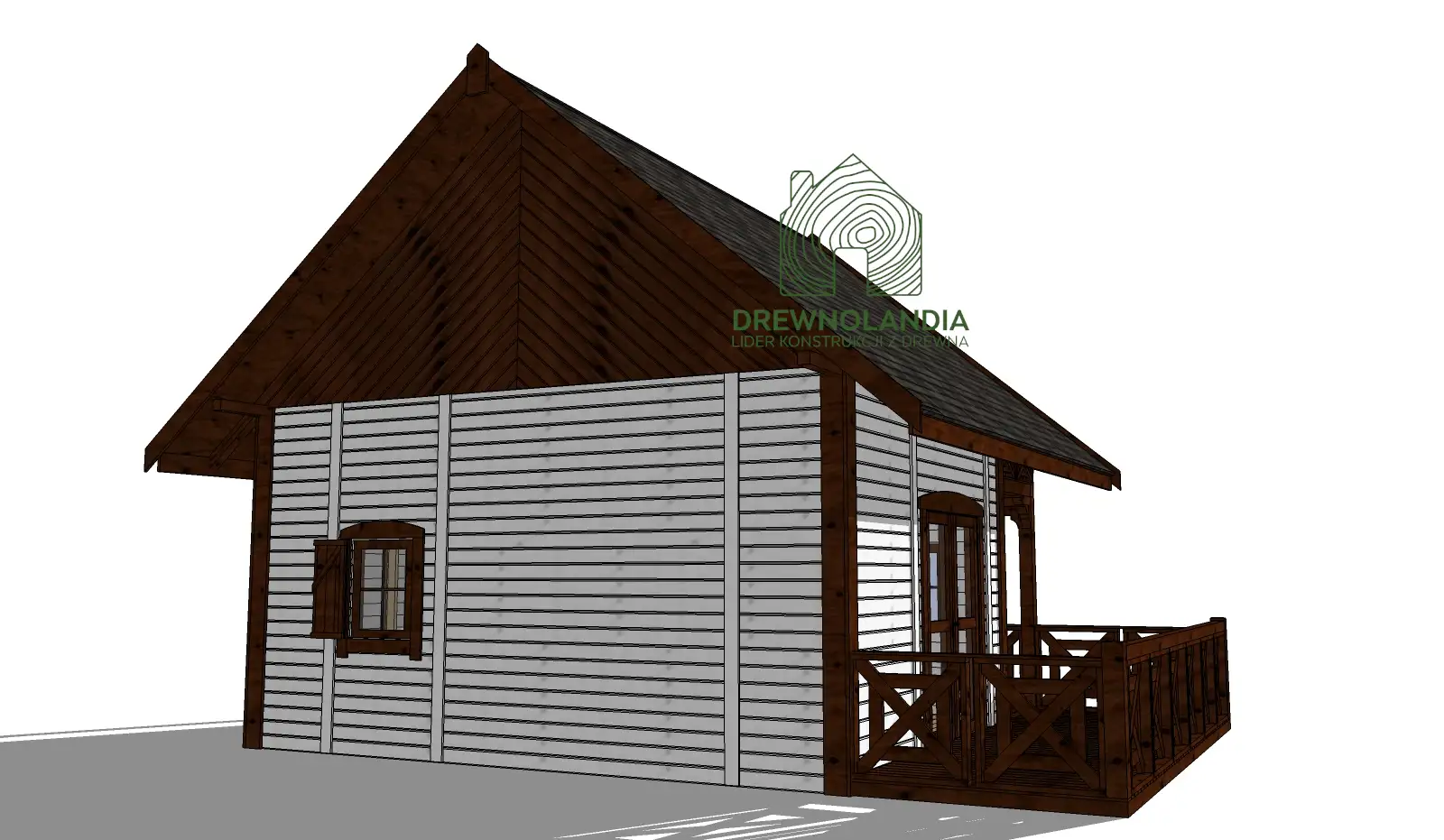 Domek Czarek SSZ 6m x 5,8m (CRA)