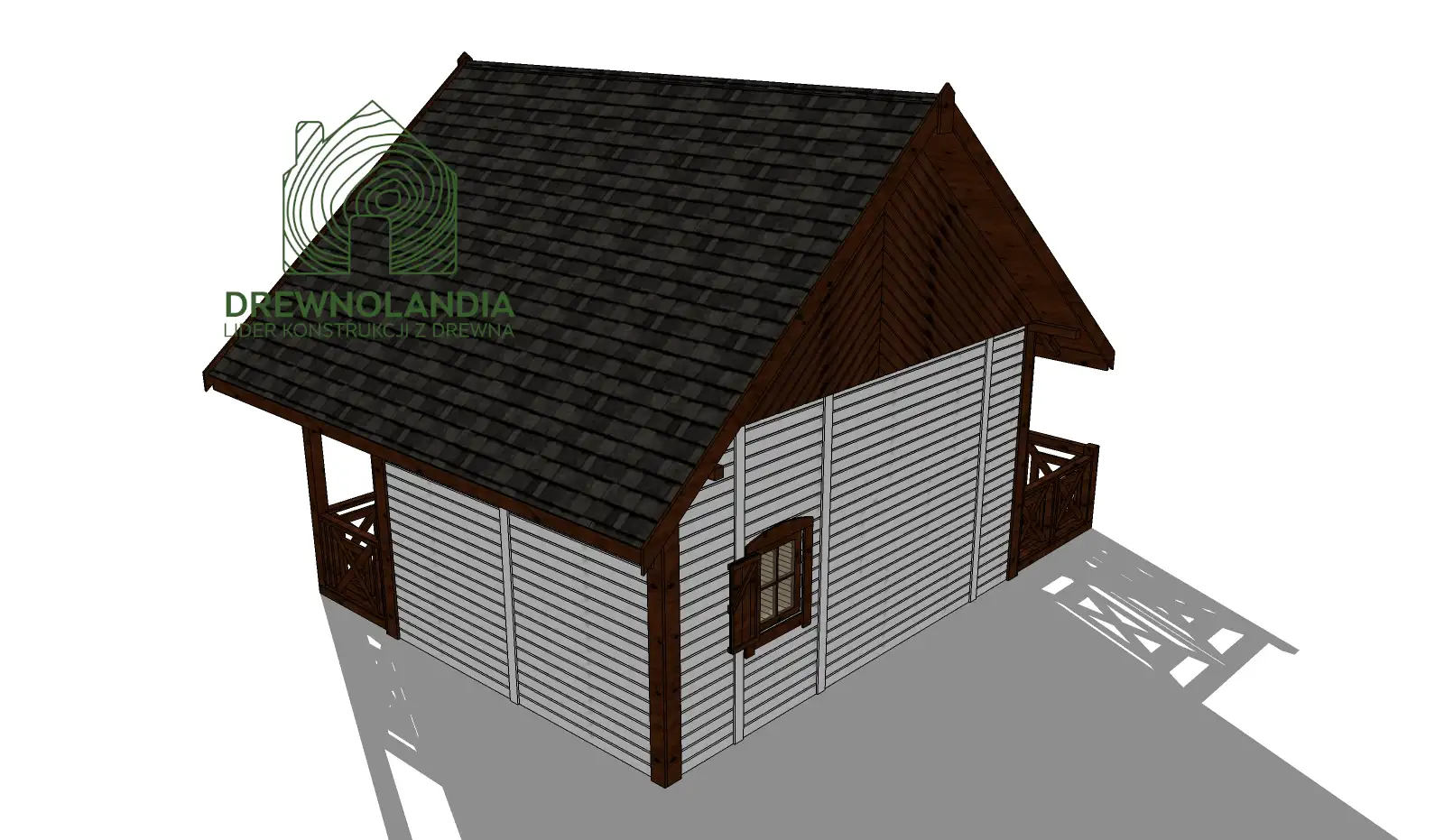 Domek Czarek SSZ 6m x 5,8m (CRA)