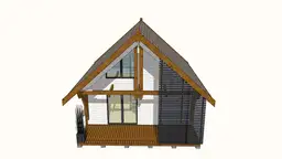 Domek Leon III 6m x 5,8m + taras 6m x 2m (CRA) - zdjęcie 51