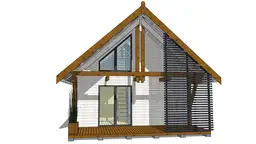 Domek Leon III 6m x 5,8m + taras 6m x 2m (SSO) - zdjęcie 47