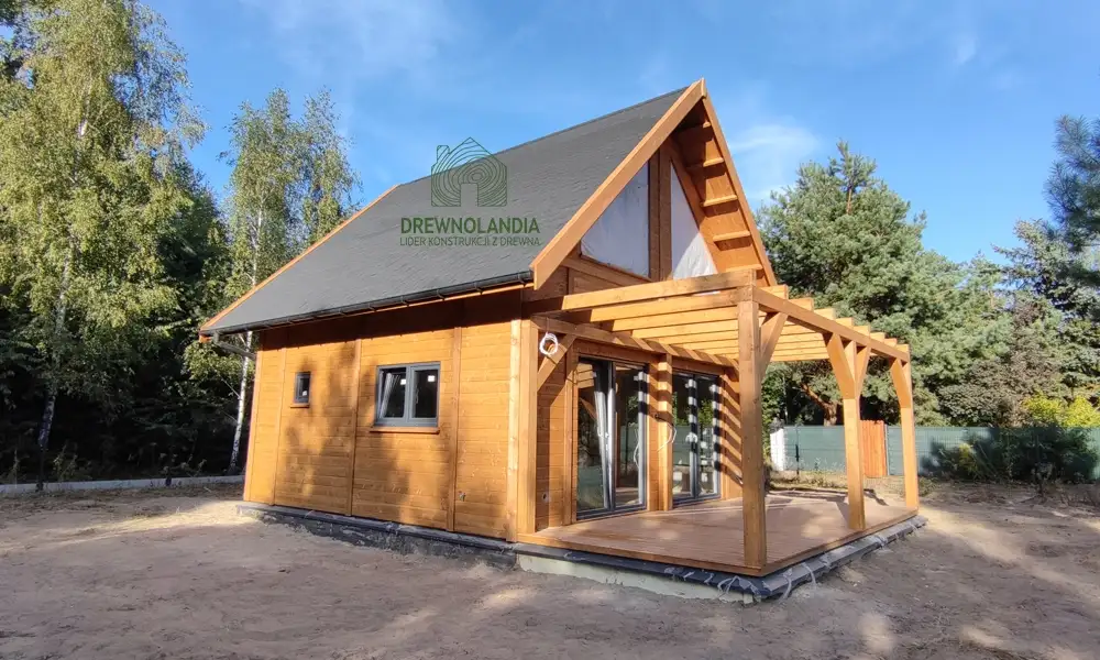 Domek Leon III 6m x 5,8m + taras 6m x 2m (SSO)