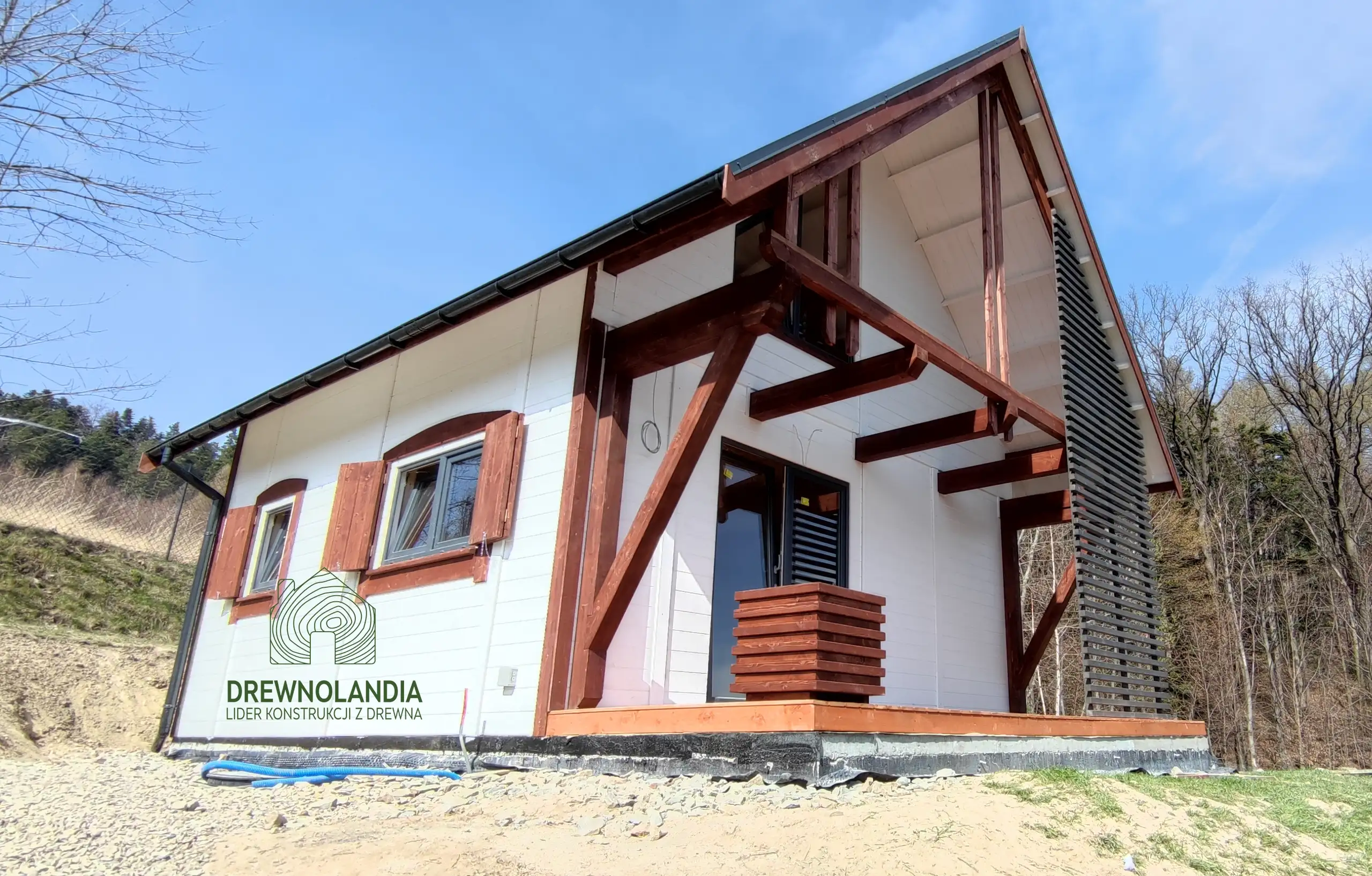 Domek Leon III 6m x 5,8m + taras 6m x 2m (SSO)